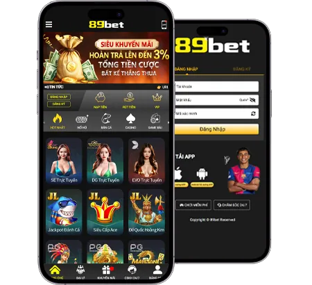 Cá cược trực tiếp trên 89bet1 iOS